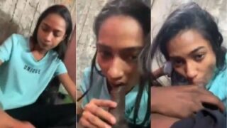 Bihari Girl Gives Quick & Intense Desi Blowjob