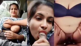 Desi Blowjob of Hot Girlfriend Sucks & Fucks in OYO