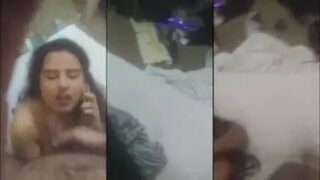 Punjabi Sex MMS of Bhabhi Sucks Cock While Talking to BF